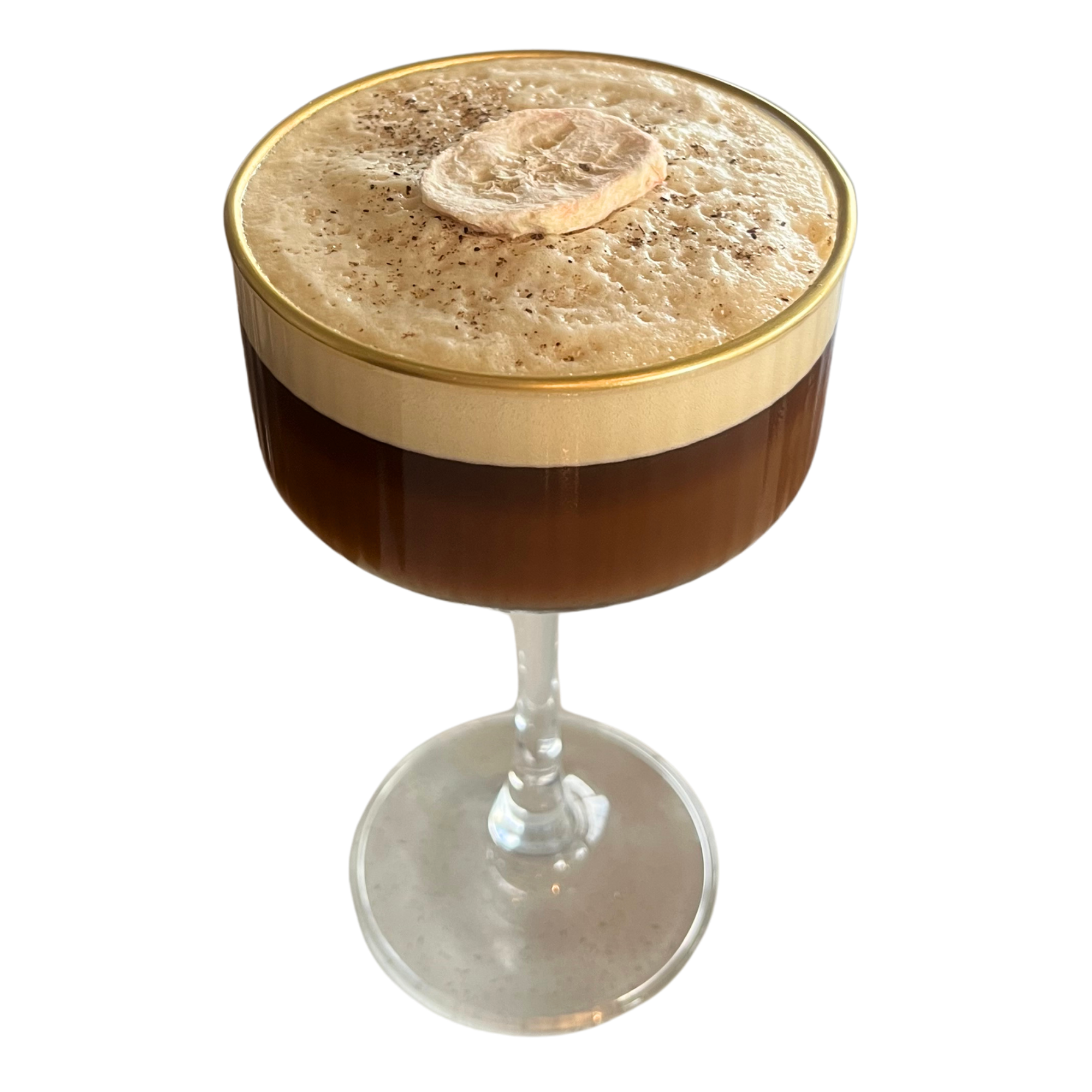 Banana Bread Soufflé Martini