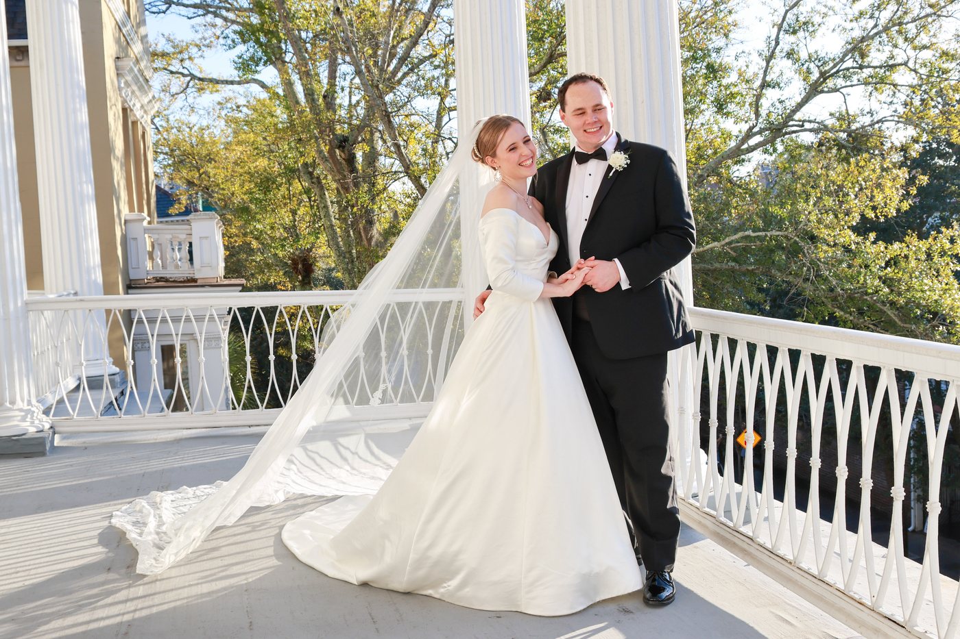 Will and Ellen on their wedding day